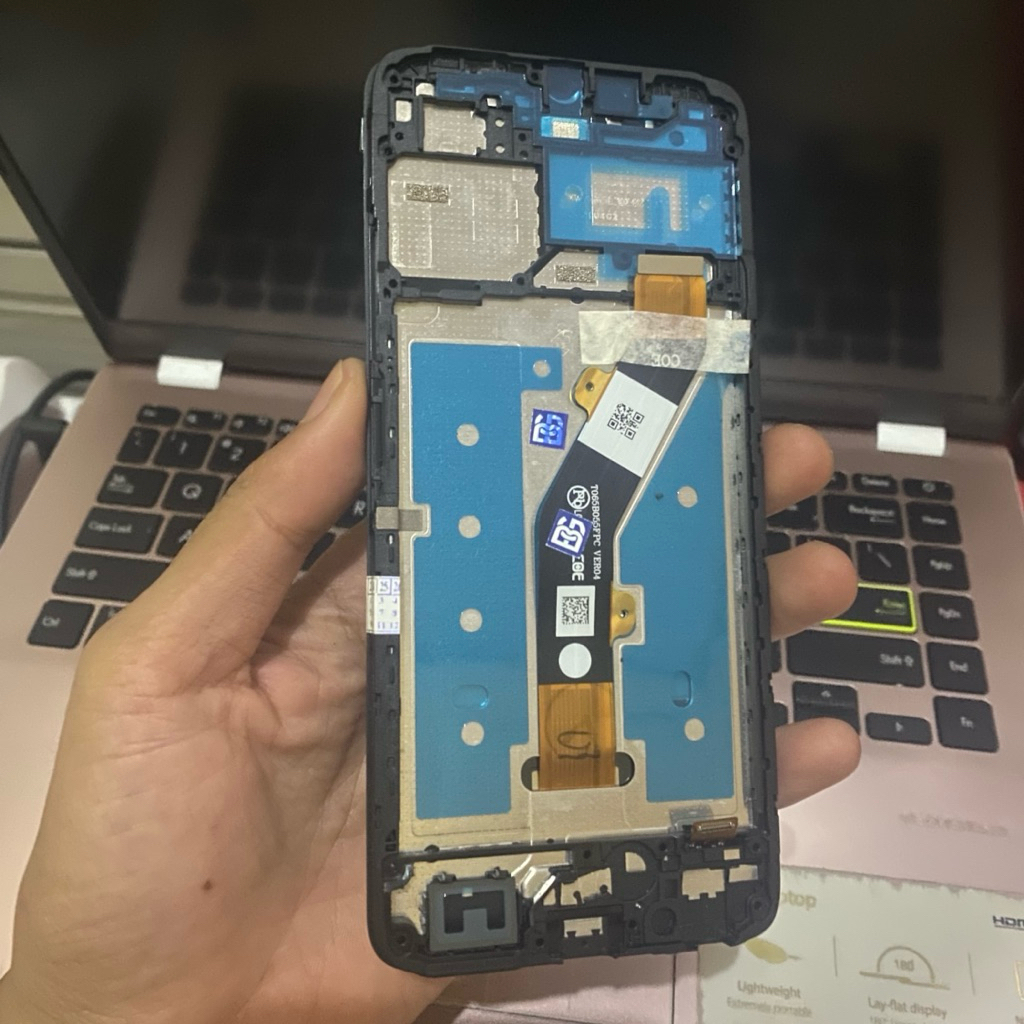 LCD TOUCHSCREEN FULLSET FRAME ITEL AWESOME A70 A665L ORIGINAL COPOTAN