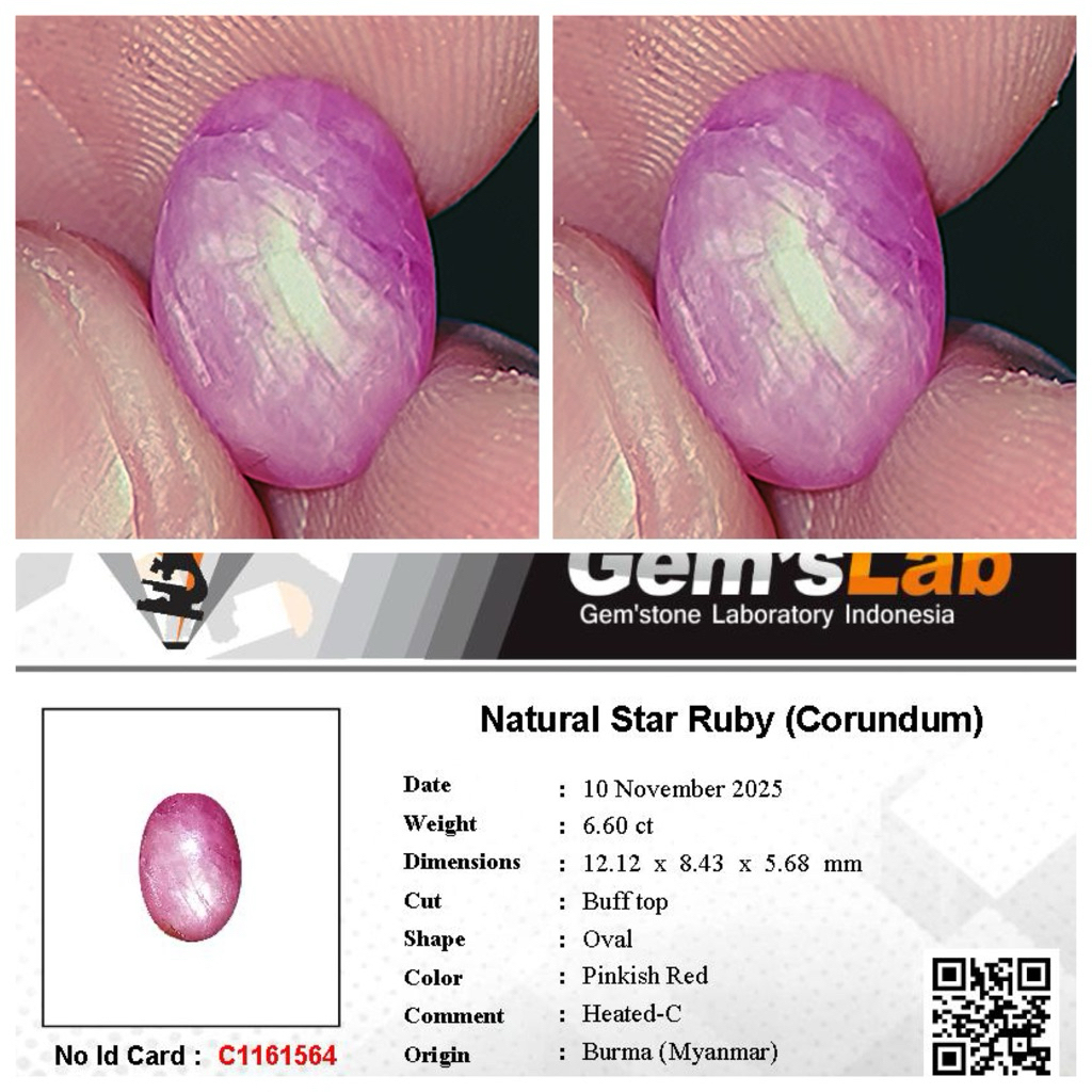 Natural star ruby original Burma Myanmar