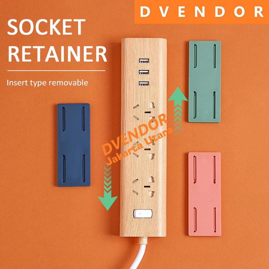 [DVENDORTOOL_01] Sliding Hook Stand Holder untuk Colokan Listrik Stop Kontak Wifi Router Frame | Kai