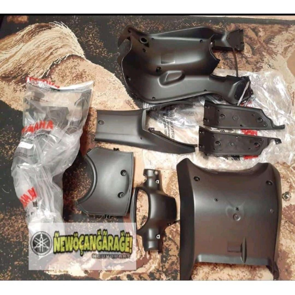 Cover Body Nouvo Lele Body Kasar NOUVO LELE Hitam Original Yamaha