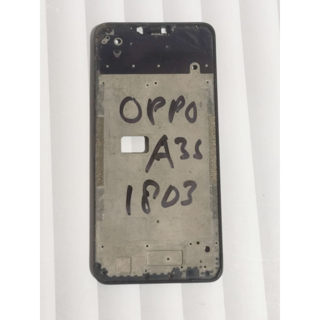 frame tatakan lcd Oppo a3s original copotan
