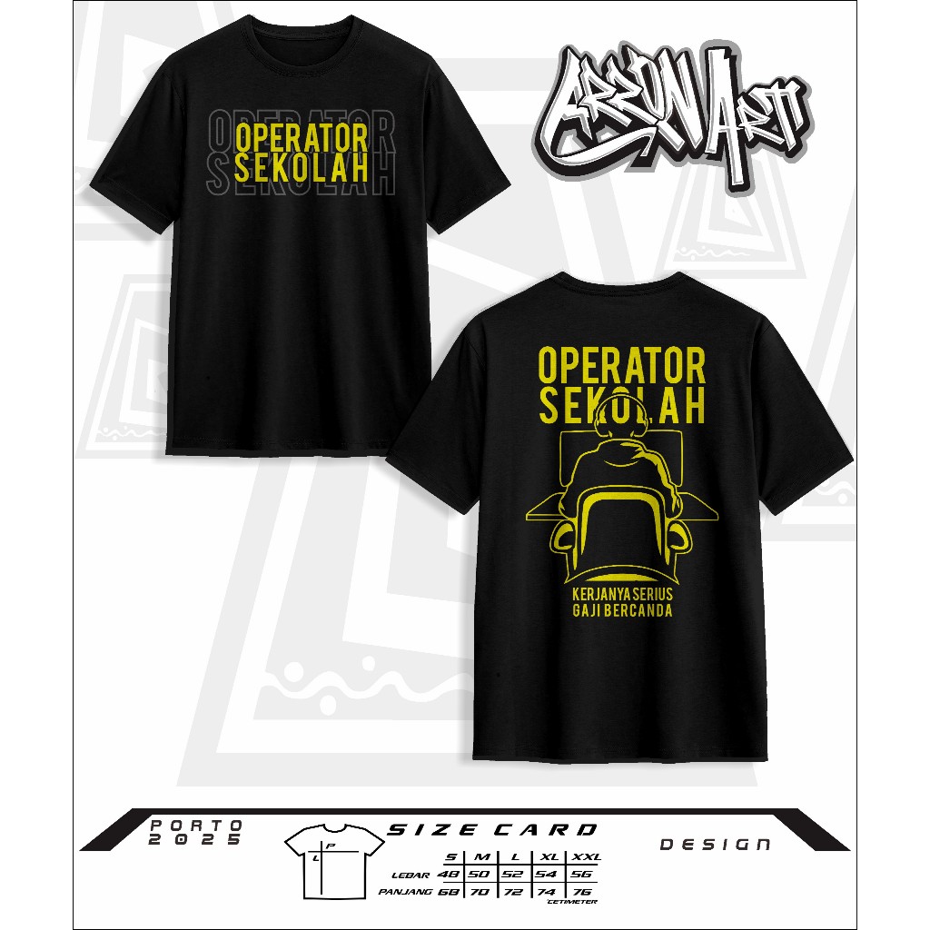 KAOS KATA OPERATOR SEKOLAH KEREN VIRAL