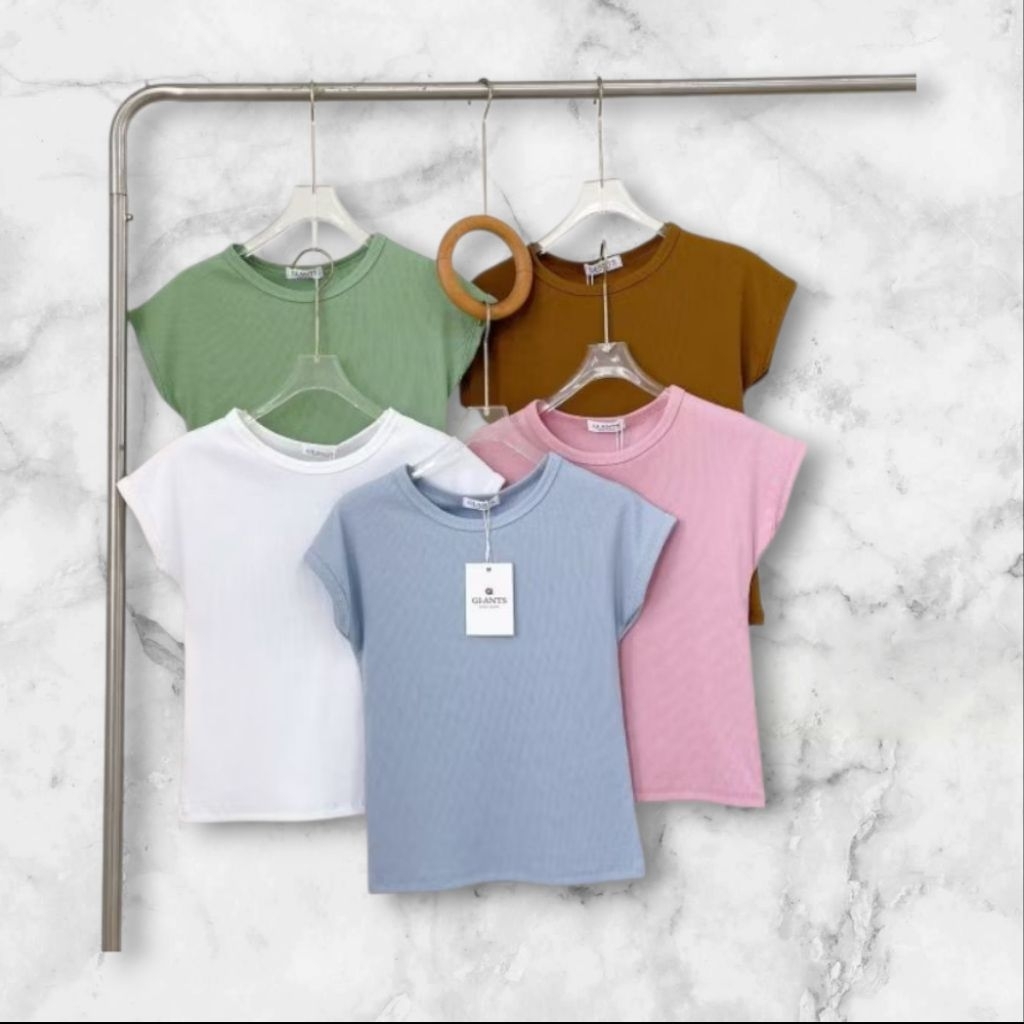KAOS GIANTS TOP FULL KATUN ATASAN BASIC BAJU ATASAN WANITA TERBARU GIANT BANGKOK