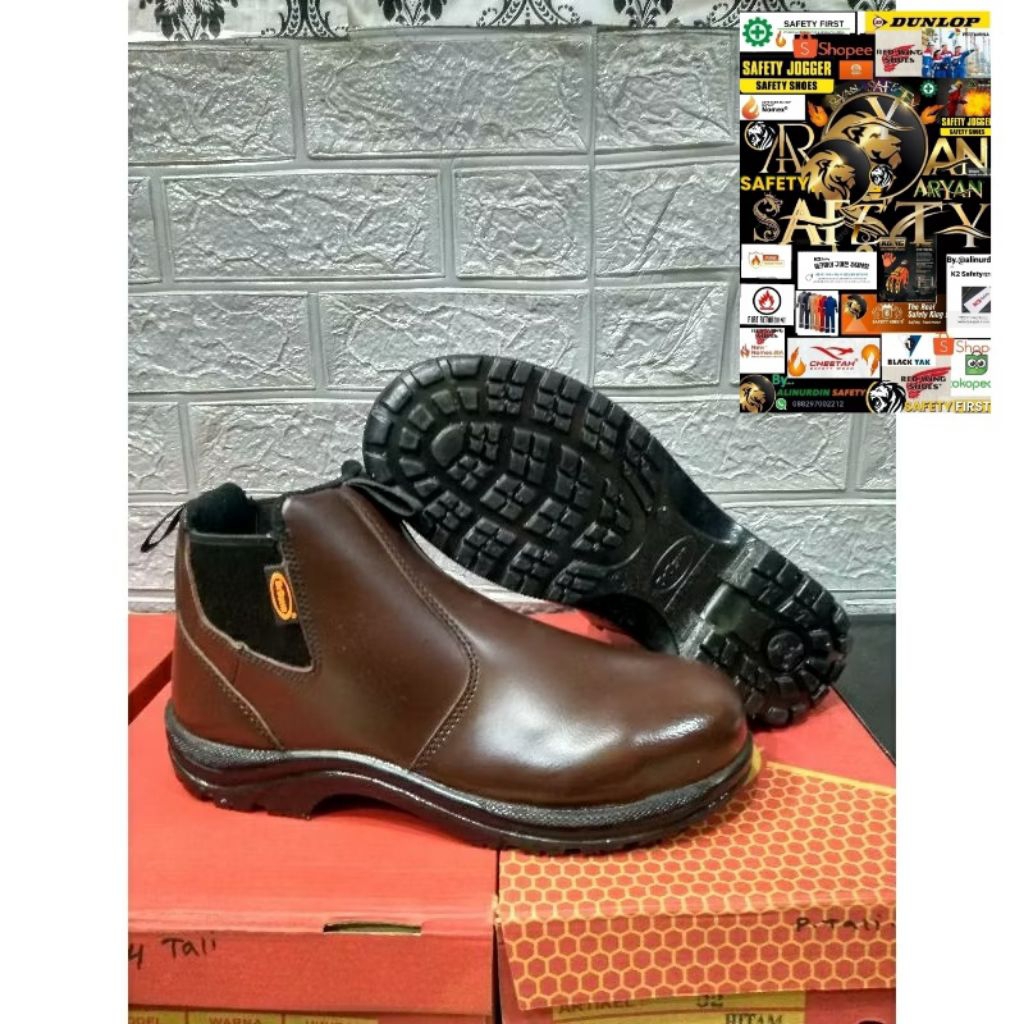 Safety Shoes Dr'Osha 100%Original 2222 PRINCIPAL ANKLE BOOT 100%OEIGINAL BY MADE IN INDONESIA