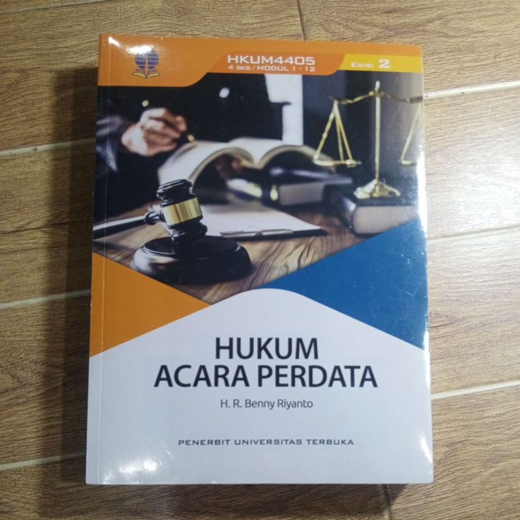 HUKUM ACARA PERDATA, edisi 2, buku UT, kondisi segel utuh mulus original