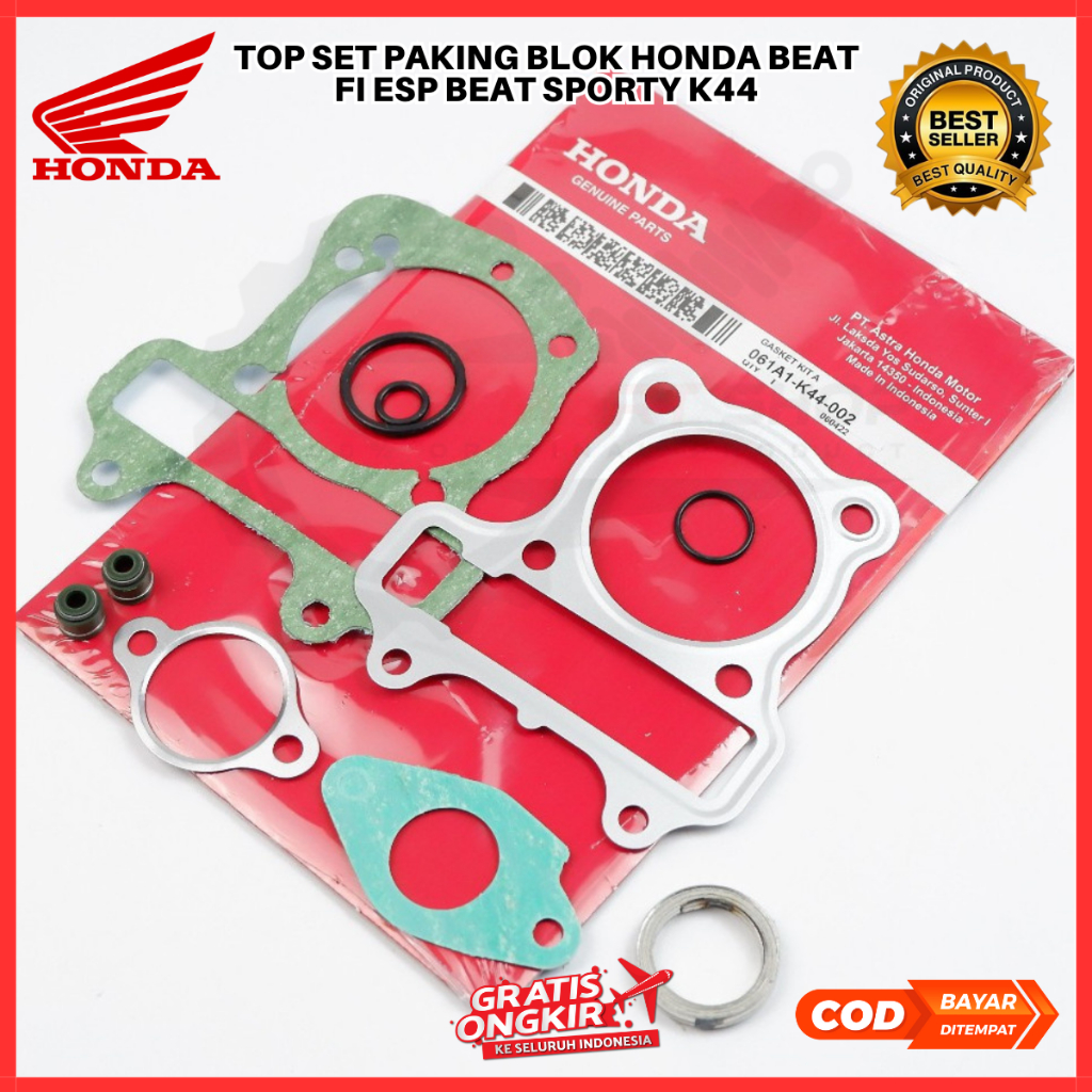 Top Set Paking Blok Honda Beat FI Esp / Paking Set Beat Sporty - K44
