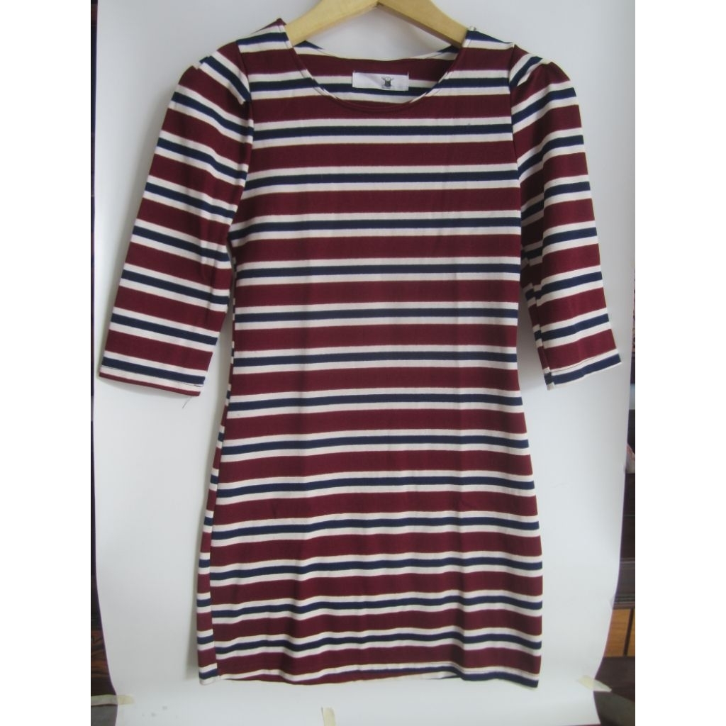 Preloved Mini dress korea lengan panjang murah