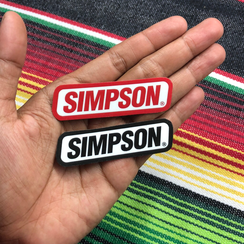 Sticker Simpson Helmet