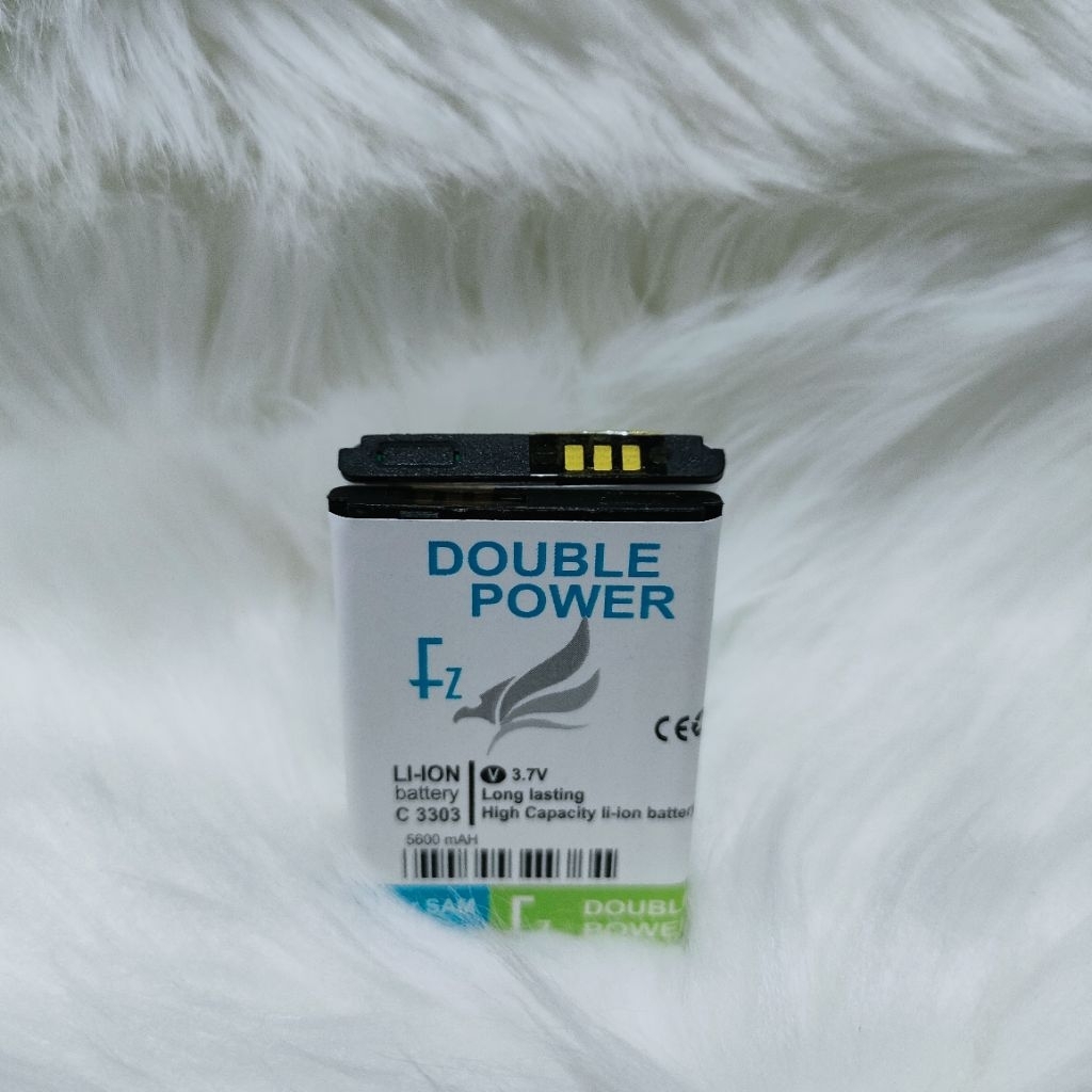 Baterai Dobel Power Samsung Champ C3303 C140/E127 C3303 C140 E1272 E250 B109E E0168 B301E Batrai Dob