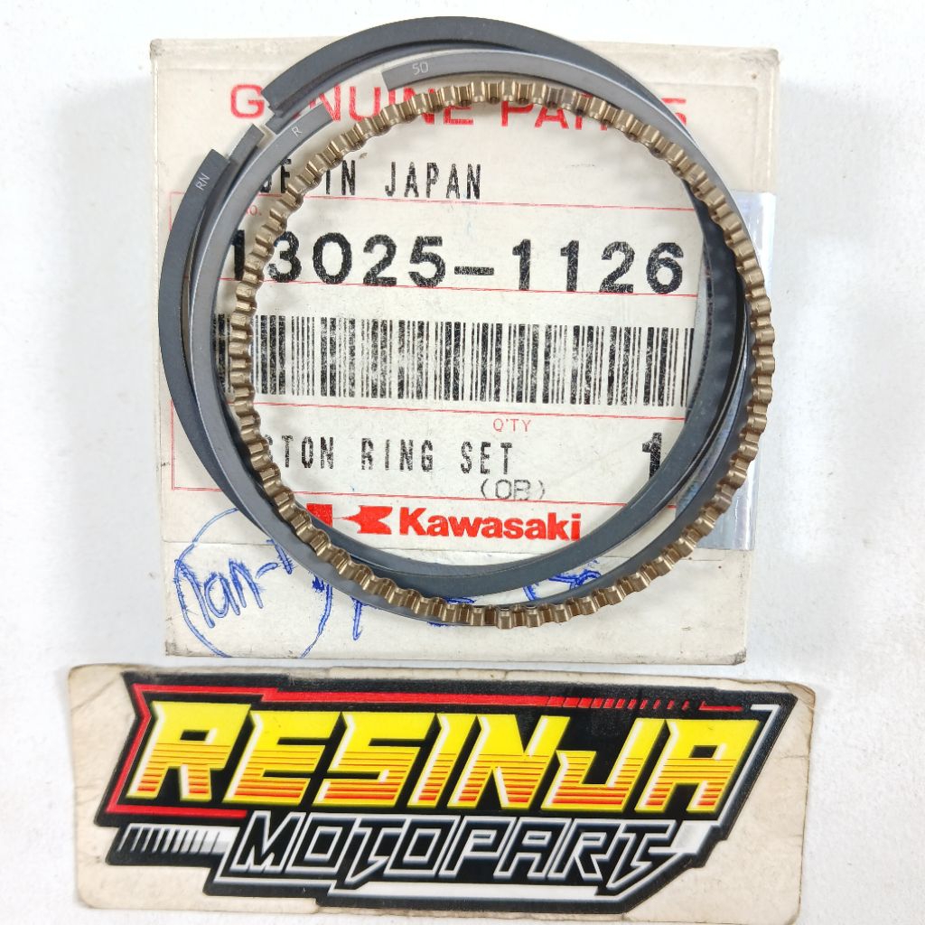 Ring Piston Seher Kawasaki Kaze Kaze R Oversize Os 50 Original Kgp Japan 13025-1126
