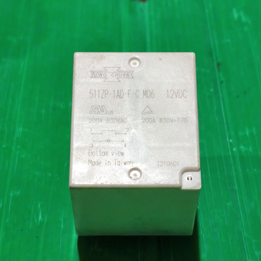 RELAY JUMBO 12V 200A/830V KAKI 4