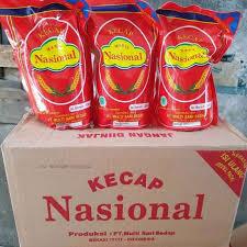 Kecap Nasional Refill Manis 520ml / Kecap Nasional Refill- DUS isi 12pcs