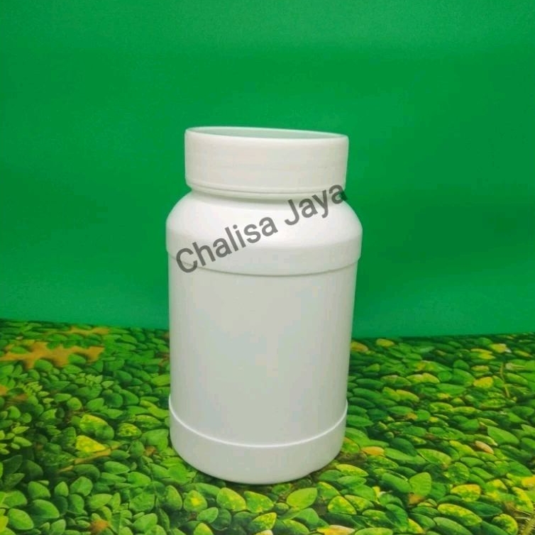 Botol Lem Pox 500gram / Toples plastik 500gr / Botol Obat 500gr  HDPE