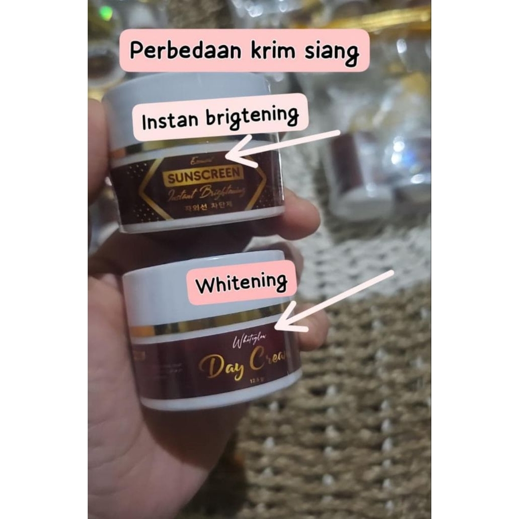 Cream Siang Eceran Whitening Flex Al Maxi glow