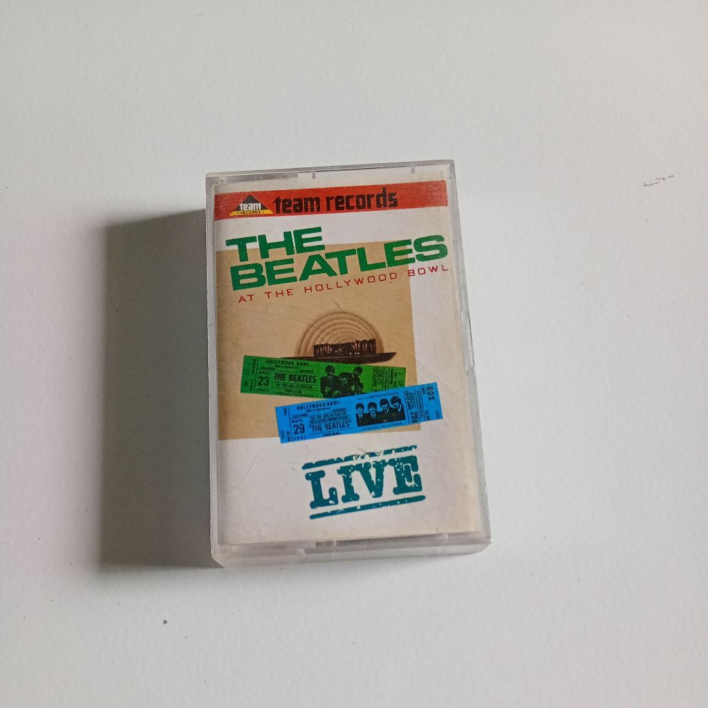 kaset the Beatles at the Hollywood bowl