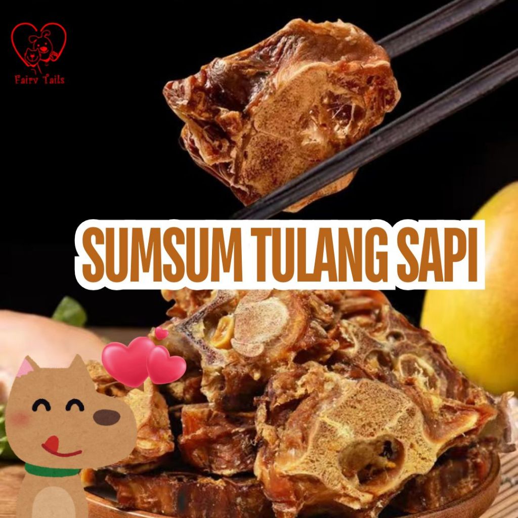 Snack Sumsum Tulang Sapi Tulang Rawan Cemilan Sehat Tinggi Kalsium Untuk Anjing Anabul Untuk Kesehat