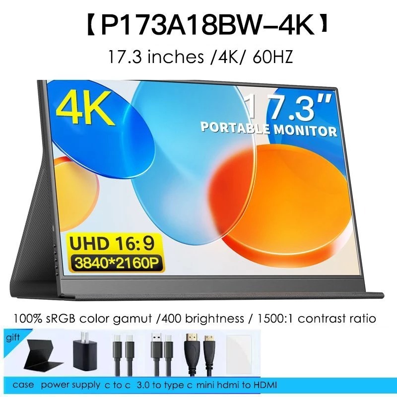 Portable Monitor 17.3" P173A18BW-4K