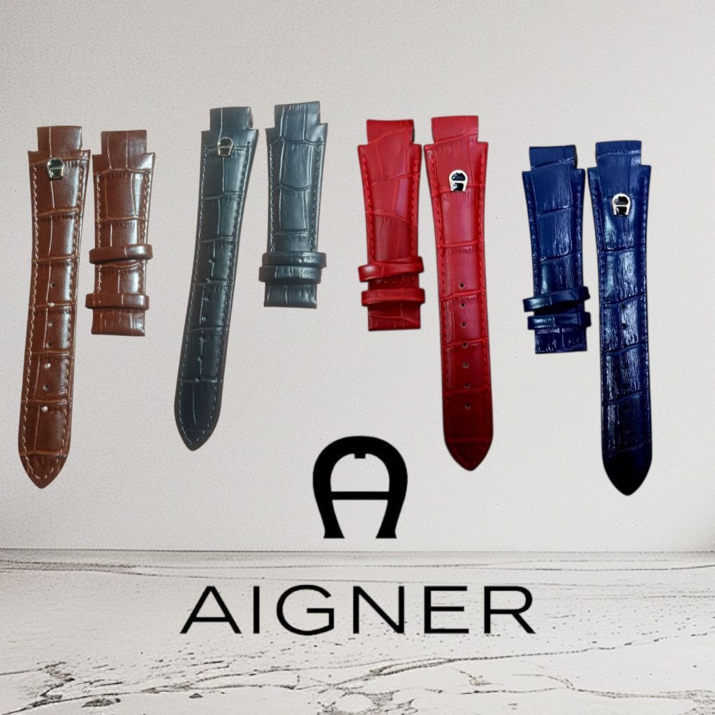 Tali Aigner Strap Jam Tangan Aigner Palermo Pria Pengait Jam Tangan Aigner cowok