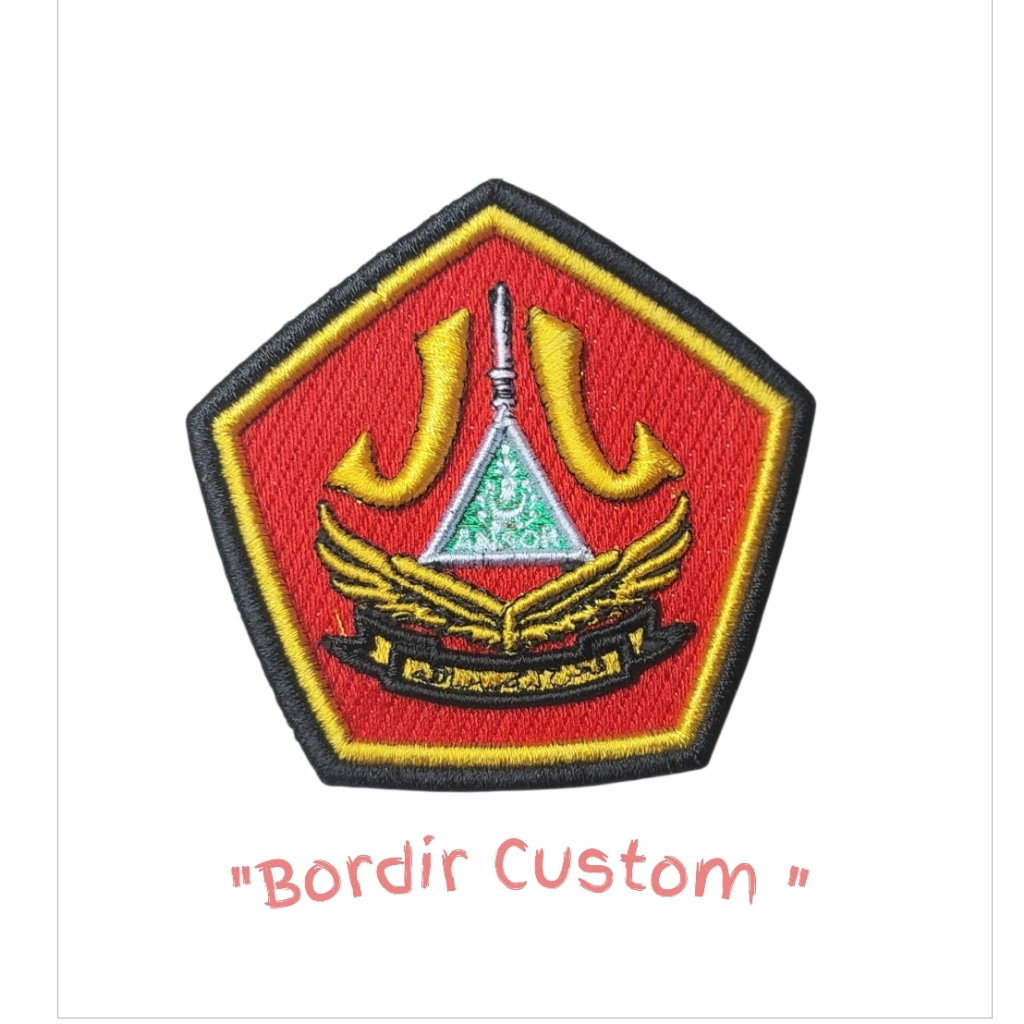 susbanpim bordir banser/patch/emblem/bordir timbul 3D