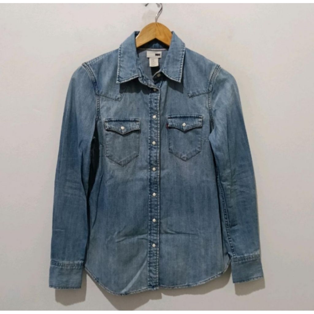 Levis Western Shirt Denim Women