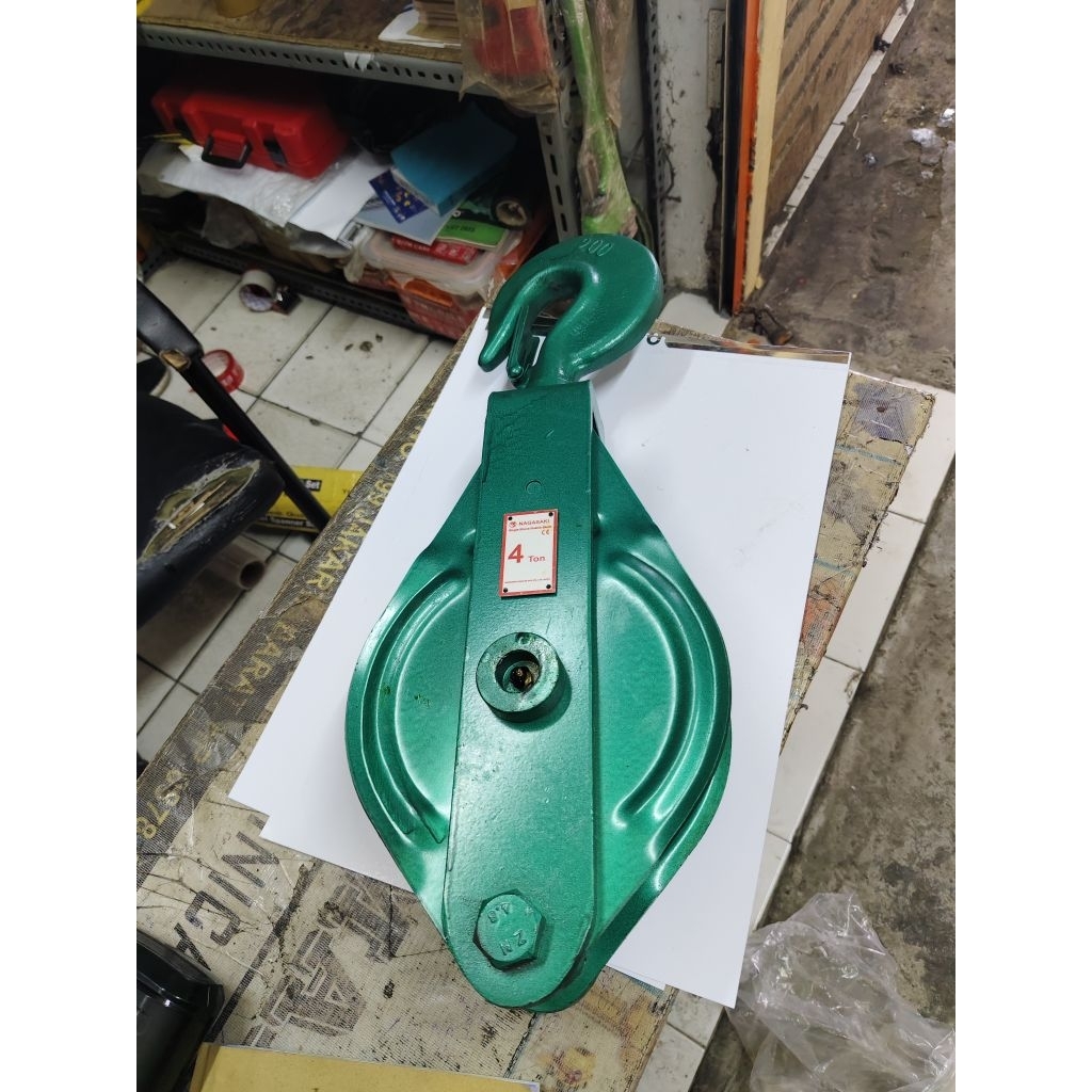 snatch block 4 ton single sheave katrol pulley block kapasitas 4 ton NAGASAKI