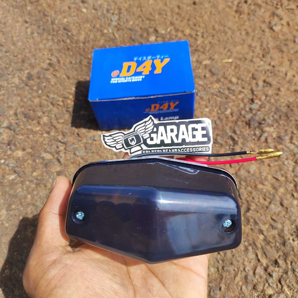 Stoplamp BSA SMOKE PNP Stop CB 100 CB 125 V80 C70 Set bohlam Good Quality