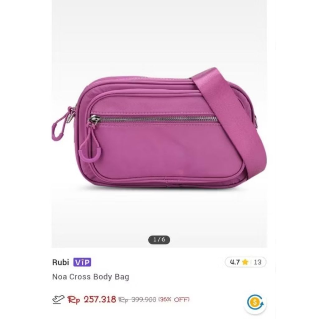SALE Tas RUBI ORIGINAL Tas Selempang RUBI Sling Bag RUBI Noa Cross Body Bag RUBI