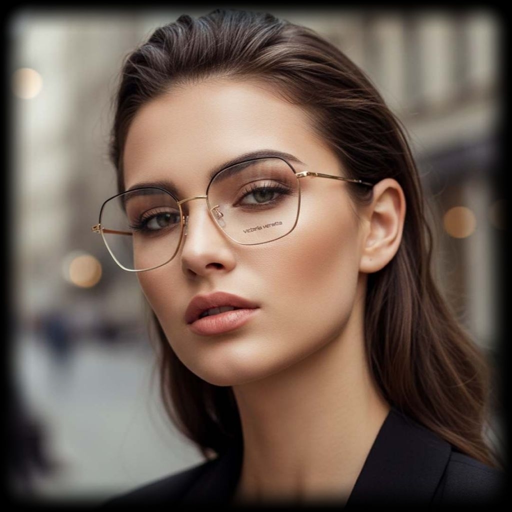 FRAME KACAMATA VICTORIA VENETTA 51017 Model Korea Keren Elegan Lensa Anti Blueray Kualitas Bagus Kua