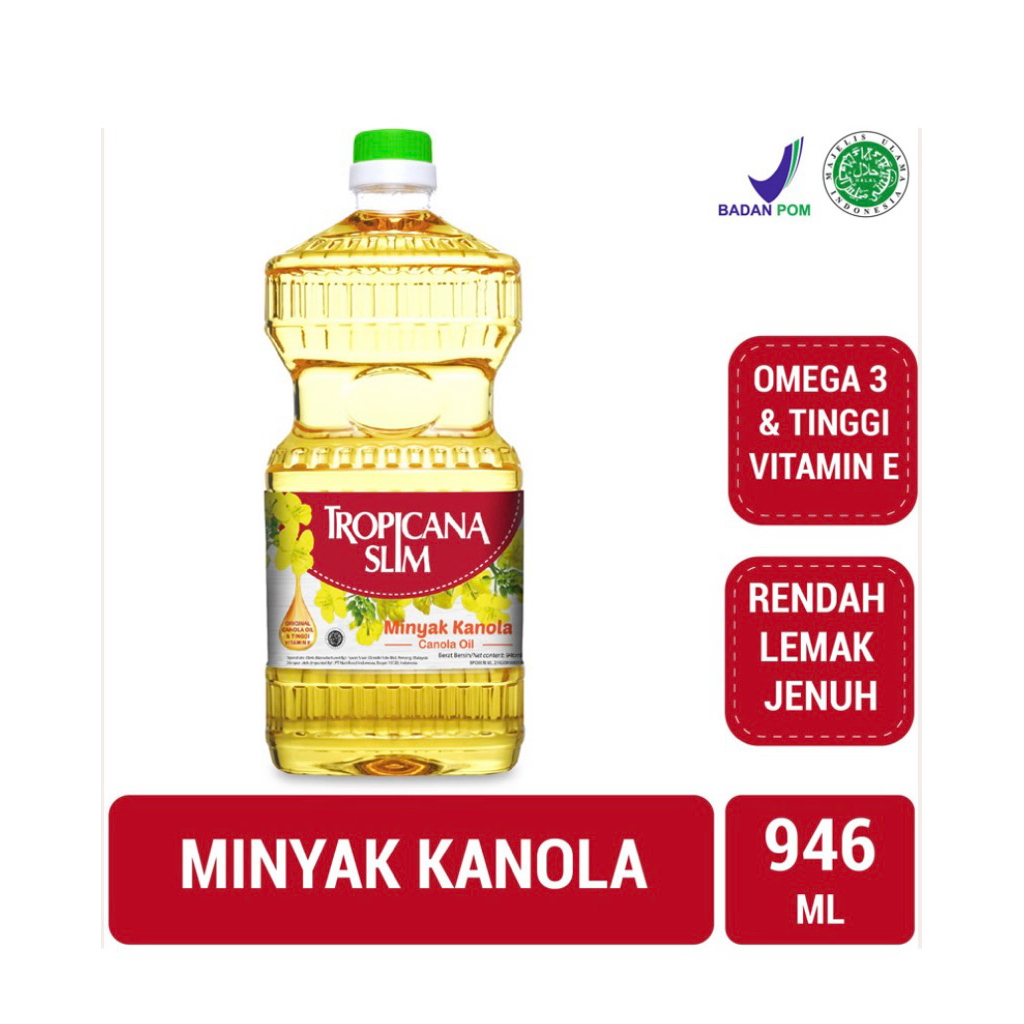 TROPICANA SLIM MINYAK GORENG CANOLA BOTOL 946ml