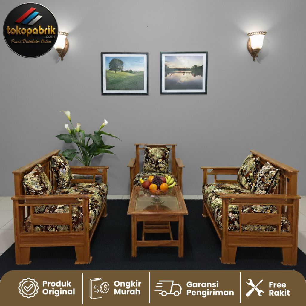 Sofa Kayu 221 Kursi Kayu Kursi Tamu Minimalis Kursi Murah Bandung Cimahi Cianjur Garut Sumedang Cire