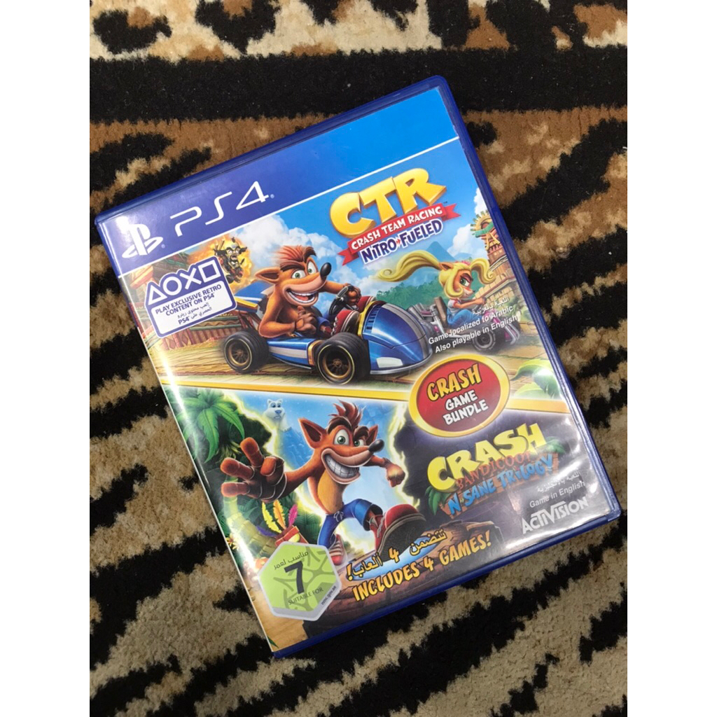 Kaset BD PS4 CTR & Crash Bandicoot