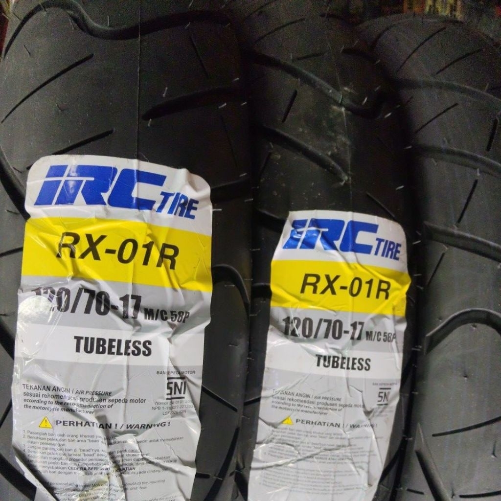 BAN IRC UKURAN 120/70 17 TUBELESS