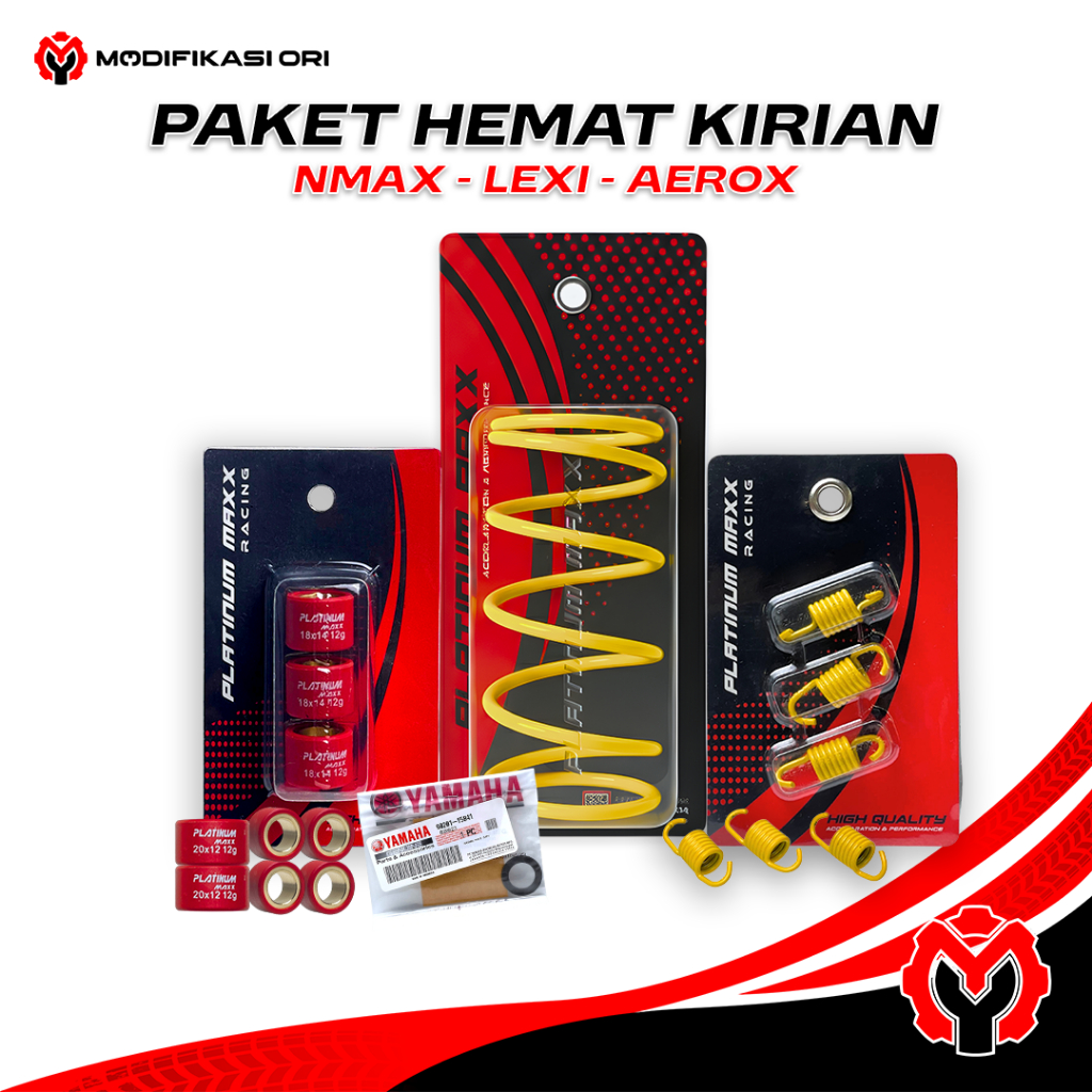 PAKET HEMAT UPGRADE CVT NMAX KIRIAN CVT nmax upgrade tenaga matic yamaha aerox lexi per cvt Racing