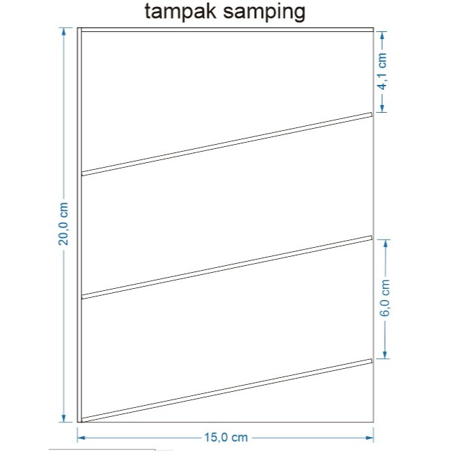 akrilik tempat snack/rak akrilik jajanan