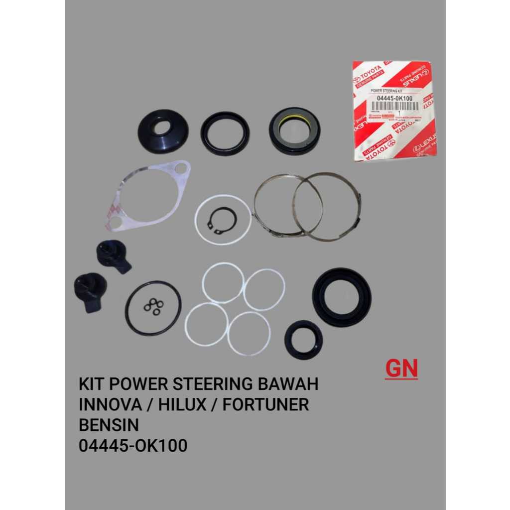 KIT POWER STEERING BAWAH INNOVA/HILUX/FORTUNER (BENSIN) 04445-0K100