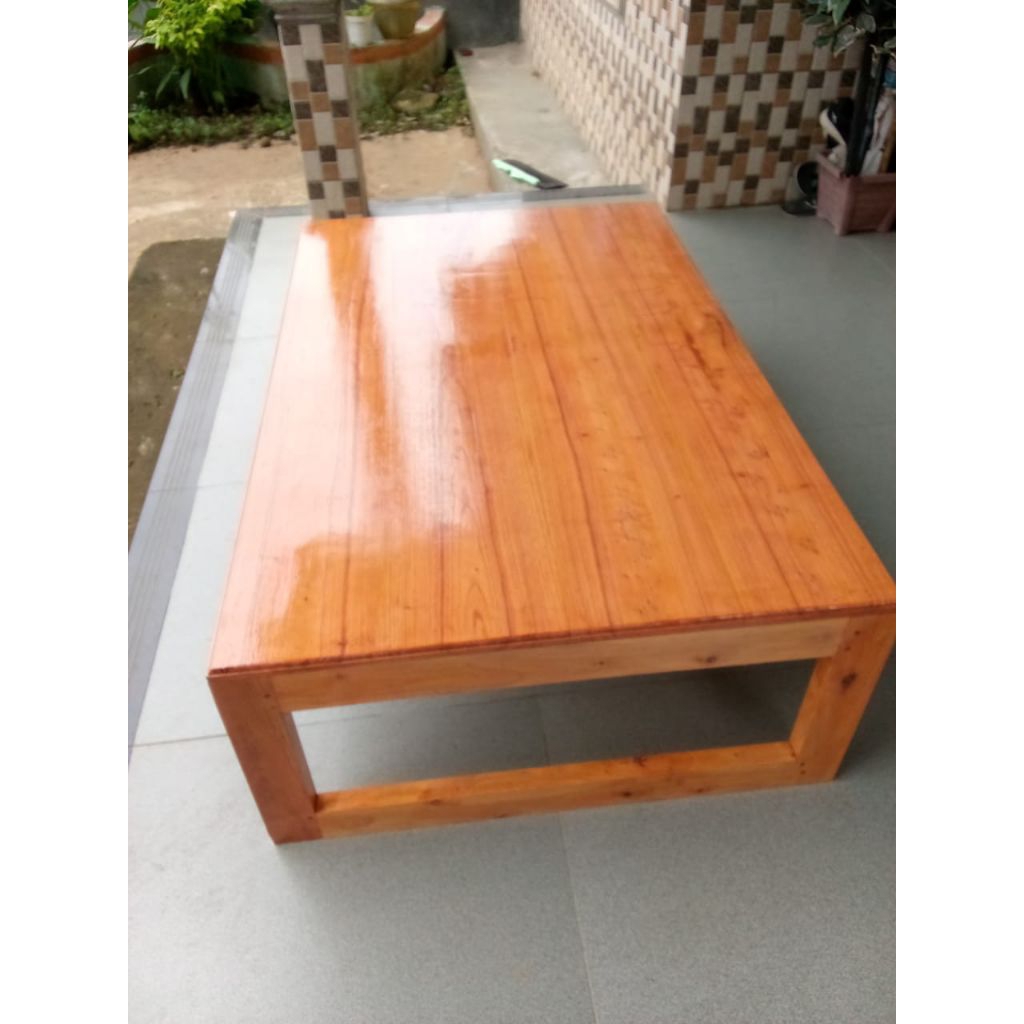 [PROMO SPESIAL] Meja Lesahan aesthetic / Meja Lesehan Minimalis Modern Kayu Solid
