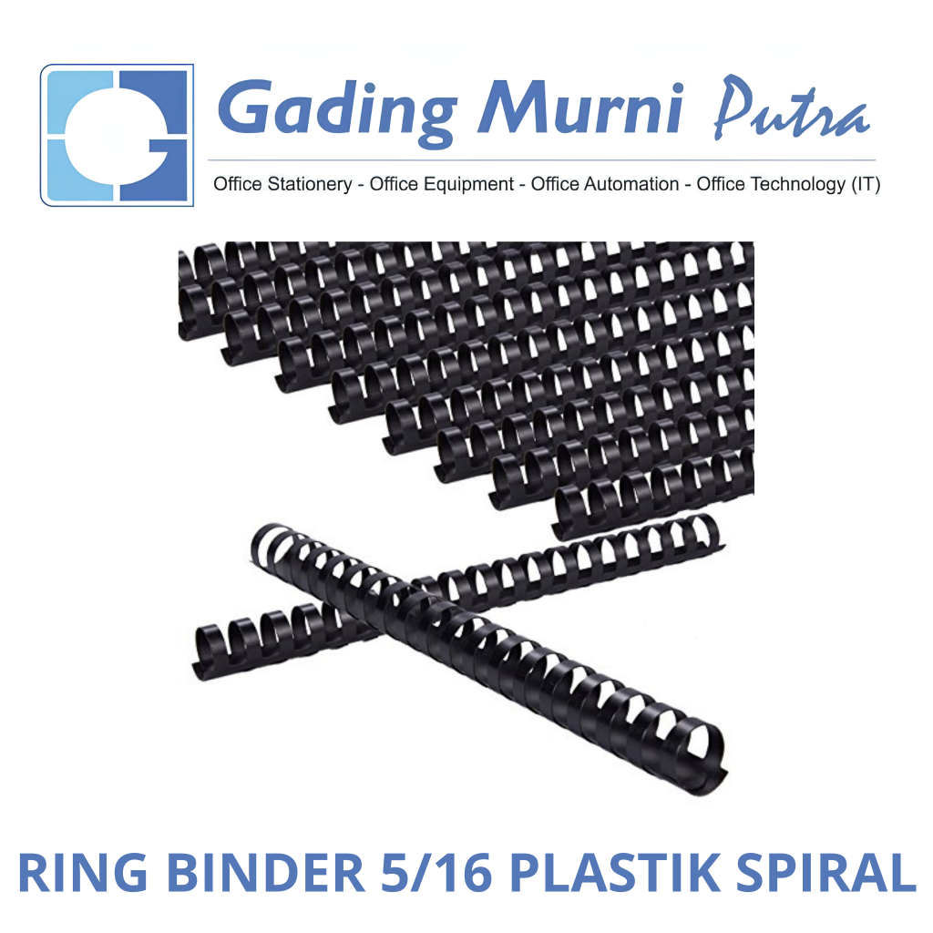RING BINDER 5/16 RING BINDER PLASTIK SPIRAL 8MM JILID PLASTIK