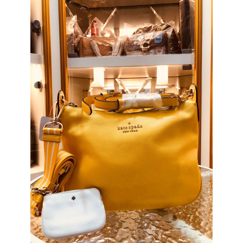 KS Rosie Pebbled Leather Yellow sesame