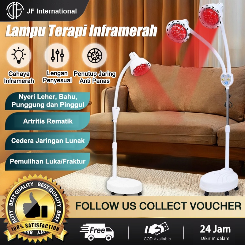 Lampu Terapi Inframerah Dua Kepala - Alat Kecantikan & Terapi untuk Rumah dan Medis
