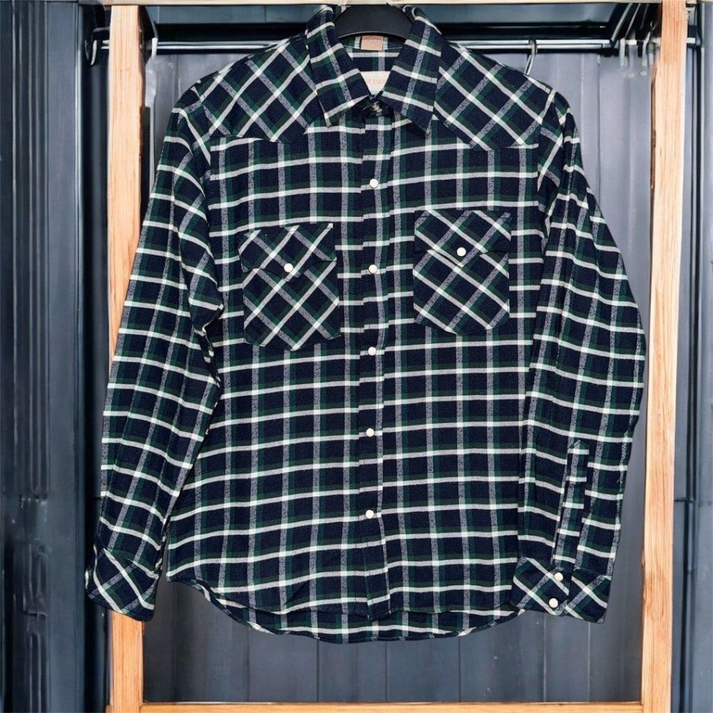 BEN DAVIS Kemeja Flanel kotak-kotak