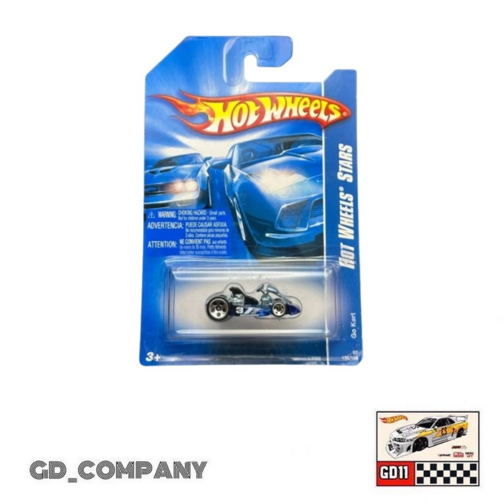 Hotwheels Go-Kart Biru - rare (Free protektor)