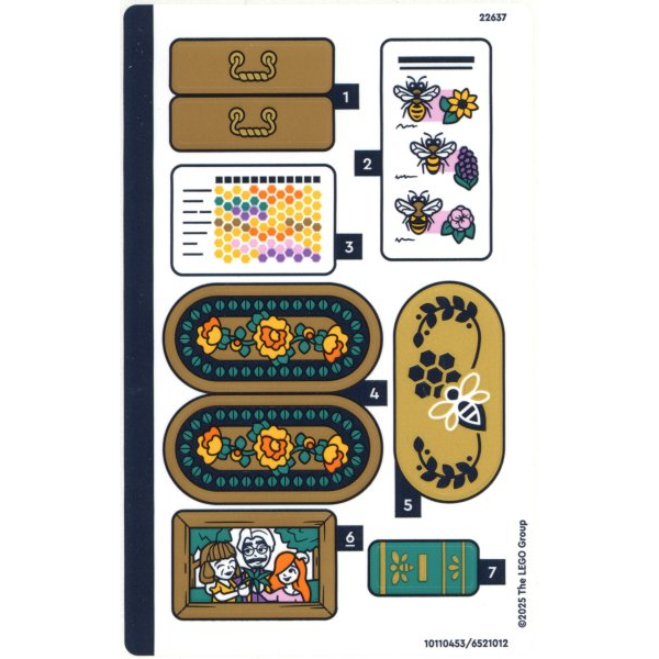 Lego Sticker Part 42669stk01 Sticker Sheet for Set 42669, Sheet 1 - (10110453/6521012)