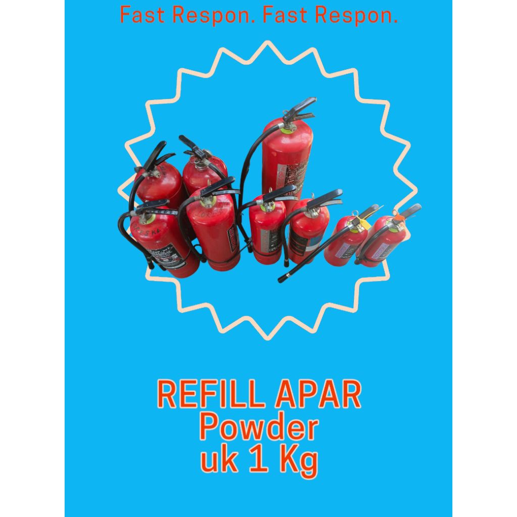 Refill Tabung Pemadam Api / APAR Powder 1 Kg