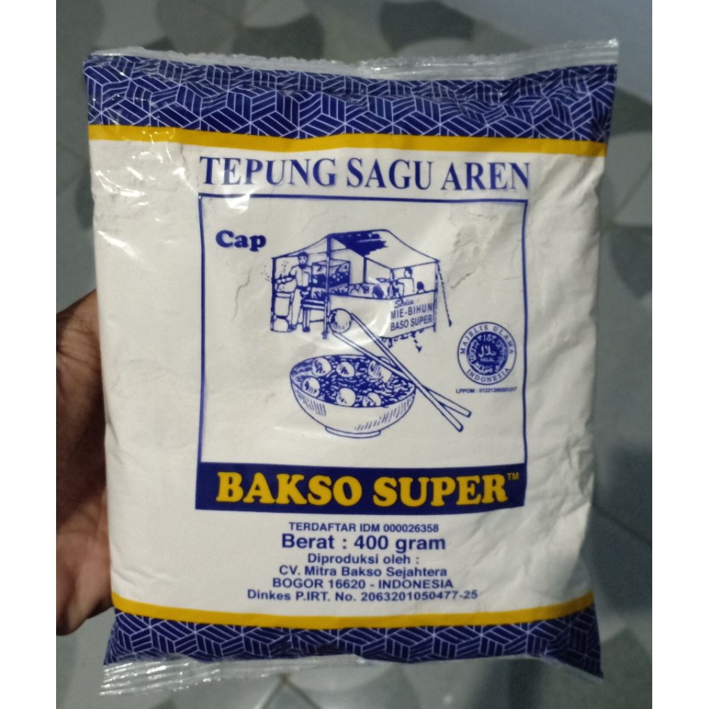 TEPUNG SAGU AREN MURNI 400GR CAP BAKSO SUPER