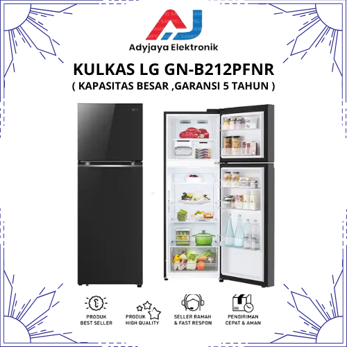 KULKAS 2 PINTU LG GN-B212PFNR