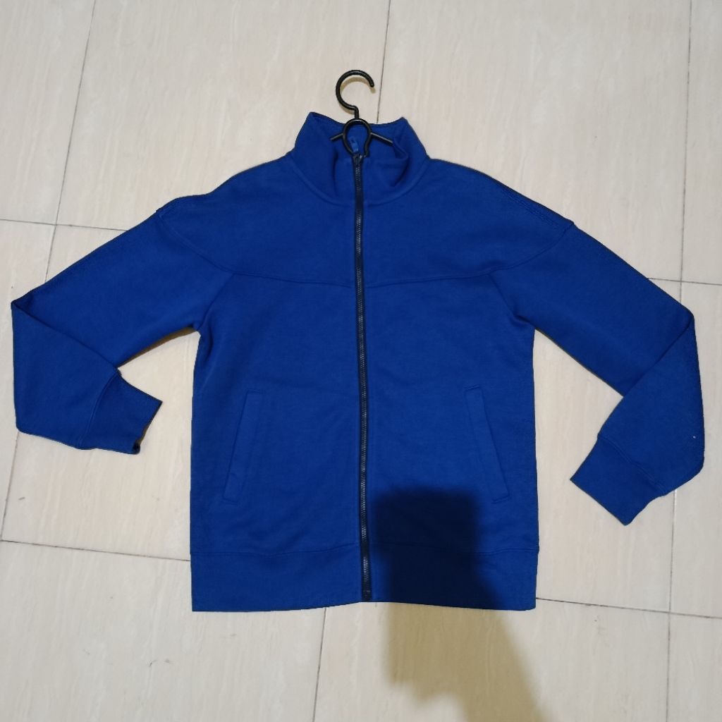 Jacket Bomber Uniqlo Biru Size XS Casual Original
