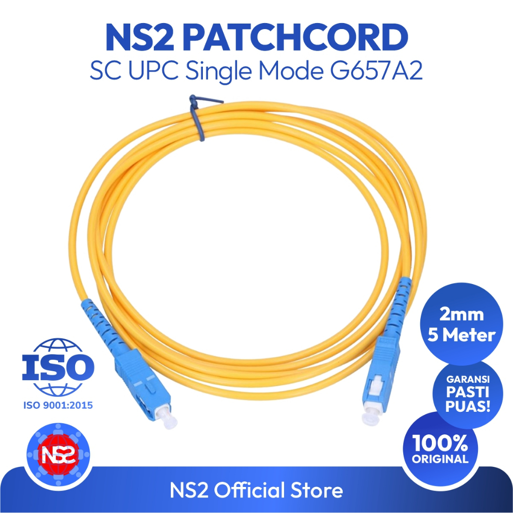 Patch Cord 5M SC SC APC Kabel Fiber Optik Patchcord 5 Meter Simplex