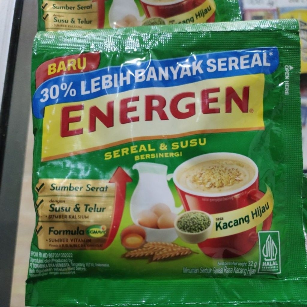 Energen sereal & susu kacang hijau