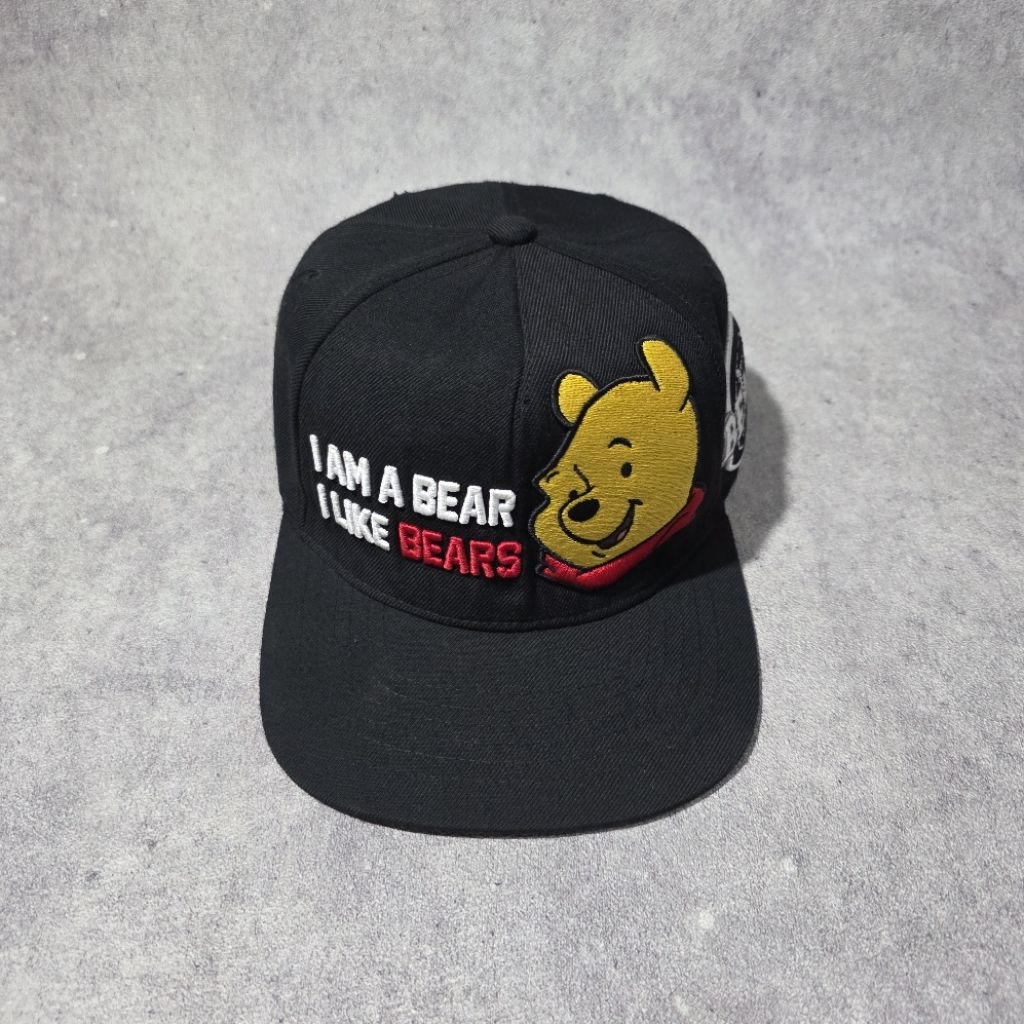 TOPI I AM BEAR & I LIKE DOOSAN BEARS SEOUL SNAPBACK HATS BY DISNEY