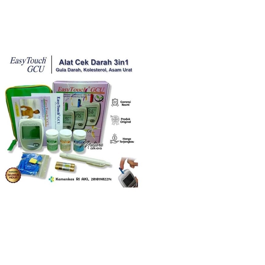 EasyTouch gcu / Alat cek darah 3in1 / Easy touch GCU / alat cek gula darah 3in1